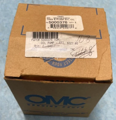 Bomba de aceite OMC/Evinrude/Johnson P# 5000376 - Obsoleta NLA Foto 1 de 3