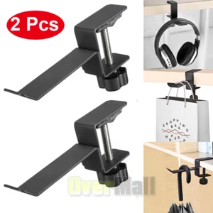 Universal Headphone Stand, Desk Mount Holder, Gaming Headset Organizer, Clamp-on - Picture 1 of 12
