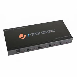 J-Tech Digital ProAV Ultra HD 4K HDMI 4 X 4 Matrix Switcher 4 soporta 4K x 2K - Imagen 1 de 5