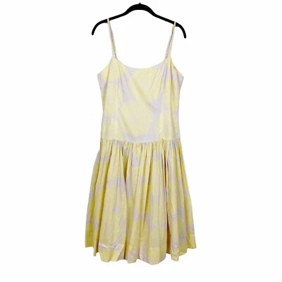 Vestido Fossil Para Mujer Talla 10 Amarillo Tostado Sin Mangas Correa de Espagueti Ajuste 'n Flare Foto 1 de 4