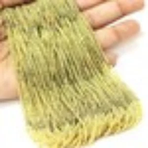 AAA Quality Yellow Songea Sapphire shaded Rondelle Micro Faceted Beads, Natural - Picture 1 of 5