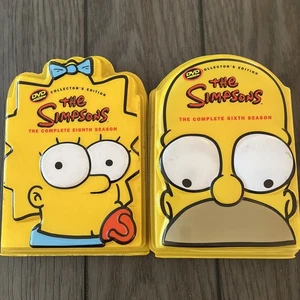 The Simpsons 2 DVD Lot - Seasons 6, & 8  – Head Case Edition – Complete Box Sets - Picture 1 of 19