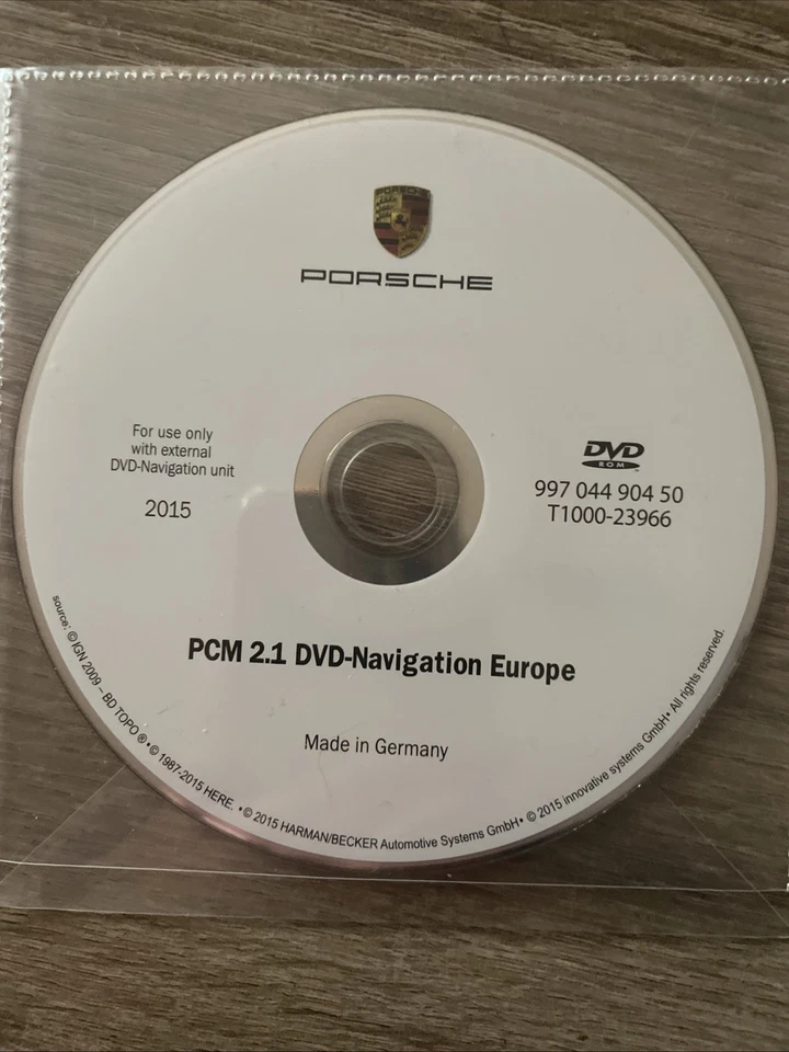 Porsche Original Navigation DVD PCM 2.1 Europa 2015!Final Update! - Bild 1 von 2