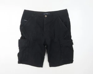 Tokyo Laundry Men's Black Cargo Shorts - Large, Summer Casual - Picture 1 of 12