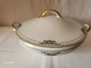 Tazón de verduras redondo cubierto Noritake Montclare de colección verde nipón M sello trasero - Imagen 1 de 24