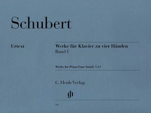 Schubert Works for Piano 4 Hands Vol I Duets Henle Urtext Sheet Music Book - Picture 1 of 1