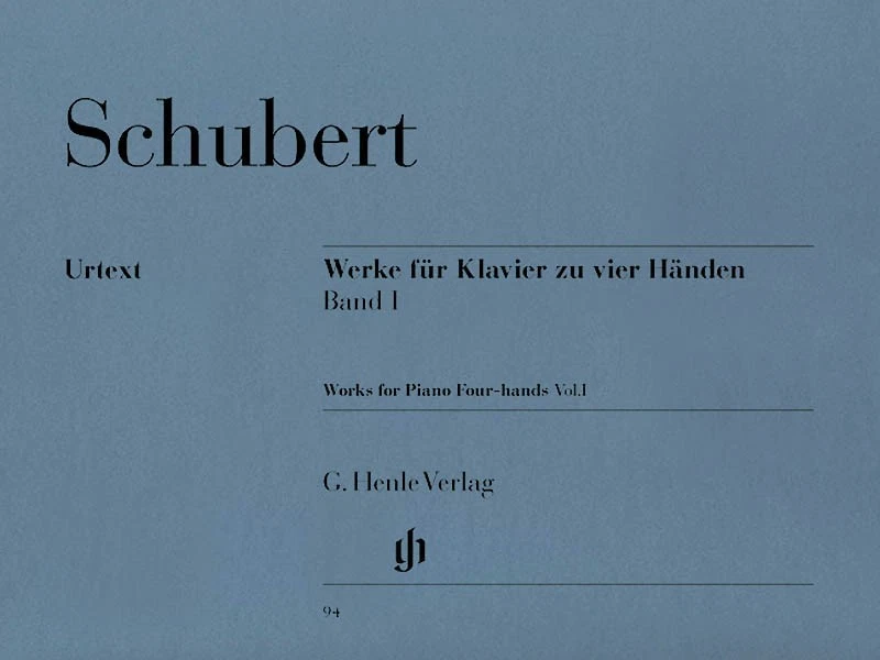 Schubert Works for Piano 4 Hands Vol I Duets Henle Urtext Sheet Music Book - Image 1 of 1
