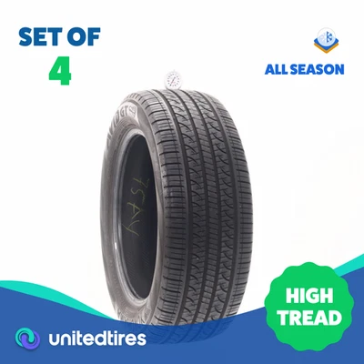 Set of (4) Used 225/55R17 Yokohama Avid GT S35 97V - 8-8.5/32 - Image 1 of 4