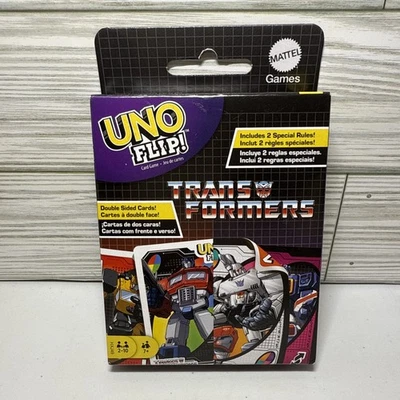 UNO Flip! Transformers Edition: Juego de Cartas - Juegos Mattel, Nuevo, Bumblebee Foto 1 de 4