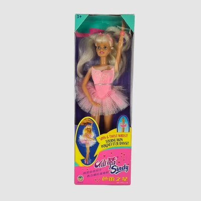 Boneca Hasbro Sindy Pirueta Bailarina 1995 Vintage Loira Fechada Na Caixa - Imagem 1 de 3