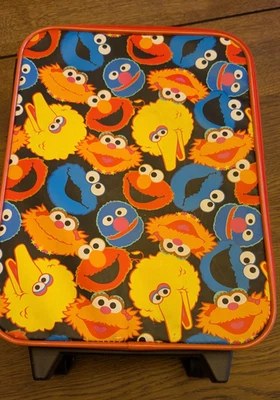 Sesame Street Suitcase, Overnight Bag, Carry On, Elmo, Cookie Monster, Big Bird - Image 1 of 4