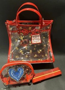Brighton Collectibles VIP Exclusive Clear Holiday Tote Includes Bag & Pouch NWT - Picture 1 of 6