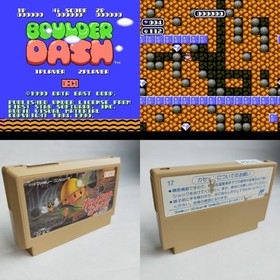 Boulder Dash pre-owned Nintendo Famicom NES Tested