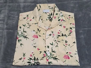 John Elliott Floral Button Camp Lightweight Short Sleeve Hawaiian Shirt SZ 2 - Picture 1 of 16