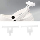 Clogs Shoes Tail Wing Decor Slippers Tail Fin Decoration Pendant Ornament White