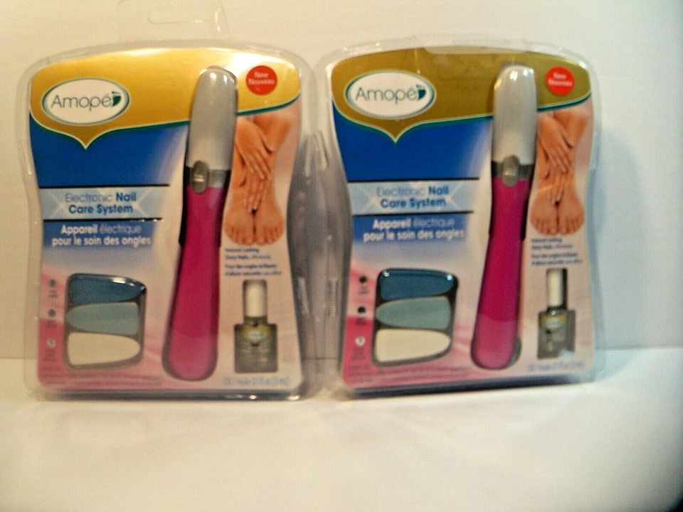 JUEGO DE 2 SISTEMAS ELECTRÓNICOS PARA EL CUIDADO DE UÑAS AMOPE Foto 1 de 1