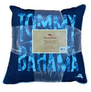 Tommy Bahama Indoor/Outdoor 20” x 20” Pillow, 2 Pack - Picture 1 of 4