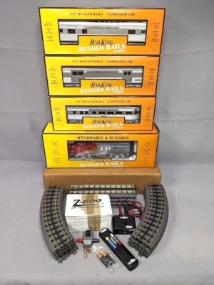 MTH Rail King #30-4222-1 SF F-3 Diesel Passenger Train Set w/ PS-3  O/Box C-10 - Image 1 of 4