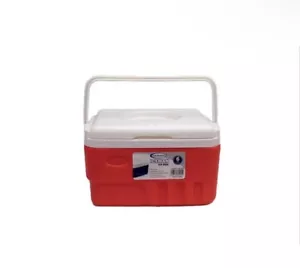 Ice Chest Cooler Cool Boxes Camping Picnic Insulated Food Container 6L Red - Picture 1 of 3