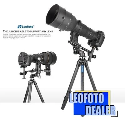 Leofoto LS-324CEX + PG-1 Carbon Tripod with Gimbal Head +Bag - Image 1 of 4