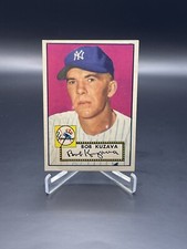 1952 Topps Bob Kuzava #85 VG EX New York Yankees Red Back - Free Shipping