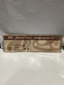 Set Burmester topazio acrilico KUM 355 con coperchio in plastica con Germania set di 2 - Foto 1 di 5