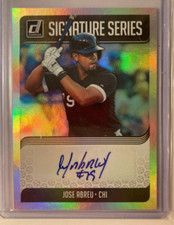 Jose Abreu AUTO Donruss Signature Series 2018 Certified Autograph SP Astros HOU