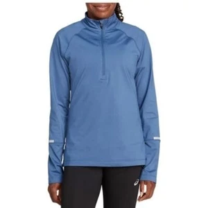 ASICS Blue  cold weather half zip pull over size extra large New With Tags - Picture 1 of 9