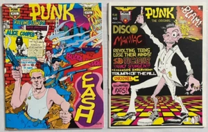 PUNK magazine lot: #16+#17, 1979, Clash, Johansen, Sid V, very good, very rare - Foto 1 di 13