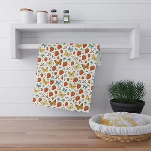 Geschirrtücher, Dolly Sommer Schmetterlinge & Schleifen Kollektion, Erdbeeren, blaue Schleifen - Bild 1 von 5