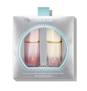 Sheglam Festive Glow Liquid Blush & Highlighter Duo Set Holiday Limited Edition - Picture 1 of 4