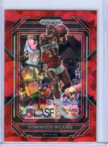 2023 Panini Prizm BB Dominique Wilkins Atlanta Hawks Red #279 ⭐️💥🎯 come nuovo - Foto 1 di 2