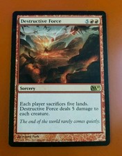 1x Destructive Force | M11 Magic 2011 | MTG Magic Cards