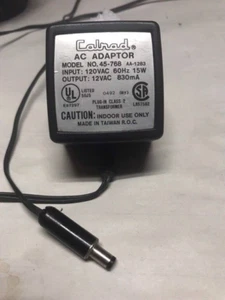 Calrad AC Adapter 45-763 12v AC 830 ma 15w Power Supply - Picture 1 of 4