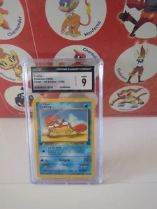 1999 Pokémon Fossil 1st Edition #51 Krabby PSA 9 MINT - Picture 1 of 4