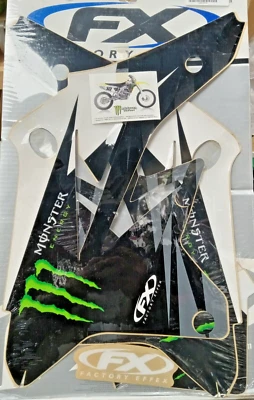 Kit gráfico 13-12422 FACTORYEFFEX (MONSTER ENERGY) 07-09 SUZUKI RMZ250 - Imagem 1 de 2
