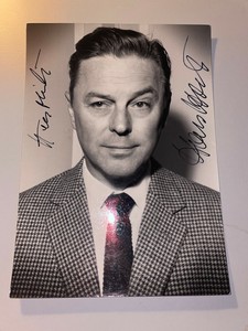 Hans Holt Original Signature On Card No. Ray Af- 429