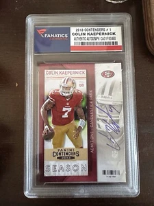 Colin Kaepernick Signed Authentic #1 Trading Card - Picture 1 of 2