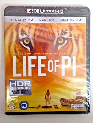 4K UHD BLU-RAY  LIFE OF PI  BRAND NEW SEALED UK STOCK - Image 1 of 2