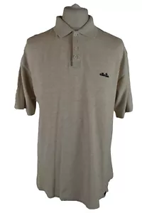 ELLESSE Beige Polo T-Shirt size L Mens Outdoors Outerwear - Picture 1 of 5