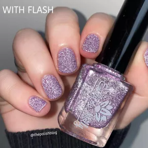 Emily de Molly Flavour Of The Week - Dusty Purple Reflective Glitter Nail Polish - Picture 1 of 6