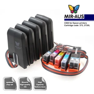 Mir-Aus CISS for Epson XP-700 XP-710 XP-800 using 273 273XL cartridge - Picture 1 of 5