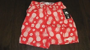 Boy’s  Hawaiian Pineapple Swim Shorts Trunks UZZI Size MED NWT - Picture 1 of 5