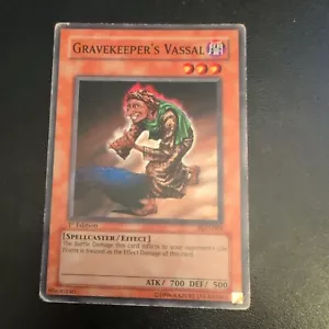 Yugioh Card - Gravekeeper's Vassal - PGD-063 - Picture 1 of 3