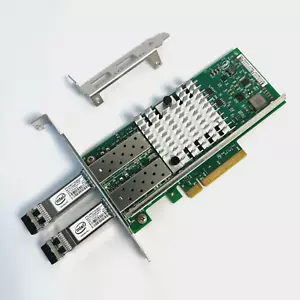 New Intel X520-DA2 10Gb 10Gigabit Network Adapter NIC 10G SFP FTLX8571D3BCV-IT - Picture 1 of 10