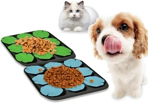 Snuffle Mat for Dogs with Suction Cups, Slow Feeder Cat Bowl Dog Peanut Butter - Picture 1 of 8