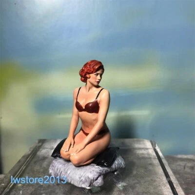 1/18 Sexy Niña Bikini 4" Resina Estatuillas Figuras Modelo Para Coches Vehículos Juguetes Foto 1 de 4