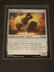 Magic the Gathering M20 Stone Golem - Picture 1 of 2