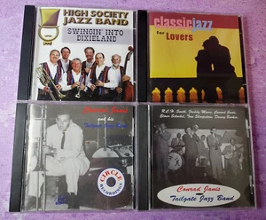 Jazz CDs Conrad Janis High Society Jazz Band Classic Jazz for Lovers LOT OF 4 - Imagen 1 de 10