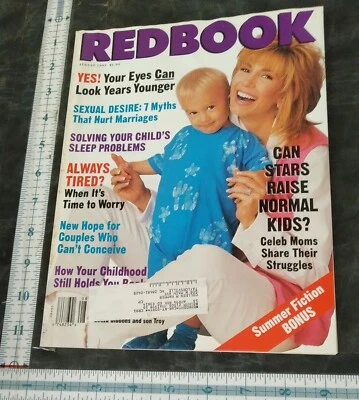 LEEZA GIBBONS & SON TROY August 1993 REDBOOK Magazine - Image 1 of 4